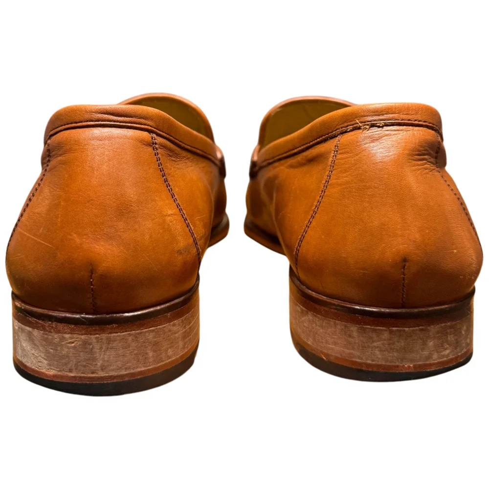 Cole Haan Men's 10.5 Hudson Horsebit Loafer British Tan Full-Grain Leather